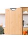 Tazweeq Bamboo Chopping Board, Double Sided Cutting Board with Handle, Vegetable Chopping Board for