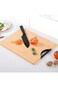 Tazweeq Bamboo Chopping Board, Double Sided Cutting Board with Handle, Vegetable Chopping Board for