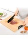 Tazweeq Bamboo Chopping Board, Double Sided Cutting Board with Handle, Vegetable Chopping Board for