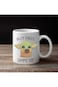Brd Gifts Baby Yoda Coffee Mug - Mando TV Series Movie Coffee Mug   11 oz White Ceramic Coffee Mug