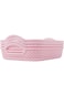 Lawazim Rectangular Fruit Baskets 4 Piece Pink  Food Serving Holders for Vegetables, Home, Kitchen,