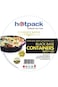 Hotpack Microwaveable Round Black Base Meal Prep Container With Clear Lid, Lunch Boxes 32 Oz 5 Piec