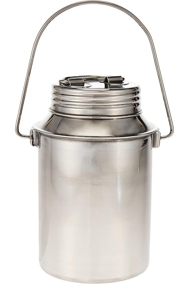 Raj Screw Lid Storage Container, 2.5 Liter Silver, SB02.5, Oil Container, Milk Container, Food Stor