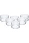 Cuisine Art Glass Dessert Bowl, 220ml -G, Transparent, 6 Pieces