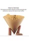 AsgenoX V60 Coffee Filters 100pcs Paper Coffee Filter Unbleached Natural Brown Paper Compatible wit