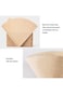AsgenoX V60 Cone Paper Coffee Filters 40pcs 02 Brown Natural Coffee Filter V-shaped Unbleached Filt