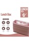 Pink Stackable Bento Box Japanese Lunch Box Kit, Bento Lunch Box Umami Durable All-In-One with Cutl