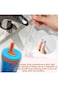 Gaiett 2pcs Orange Replacement Straws Compatible with Zak 15oz Water Bottle,BPA-Free with 1 Straw C