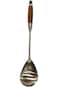 BRITISH CHEF Stainless Steel Rice Turner   Wooden Handle   Rice Spoon   Long Handle Turner Spoon  B