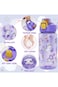 Kids Water Bottles with Straw, Azonee 600ml Leakproof BPA-Free Bottle Set for Children, School Wate