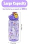 Kids Water Bottles with Straw, Azonee 600ml Leakproof BPA-Free Bottle Set for Children, School Wate