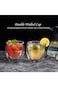 Cuisine Art 250mlDouble Wall Glass Cup 2Pcs Set Borosilicate Glass For Coffee, Tea, Whiskey, Cockta