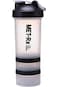 ALCOACH Shaker Bottle with Pill Organizer and Storage for Protein Powder, ProStak System, 450 ml