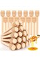 Khazna Honeycomb Stick - 20Pcs Wooden Honey Dipper, 3 Inch Mini Honey Stick for Honey Jar Dispense