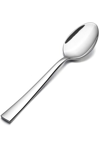 E-far Teaspoon Set of 6, 6.7 Inch Stainless Steel Spoons for Kitchen or Restaurant, Non-toxic &amp; Mir
