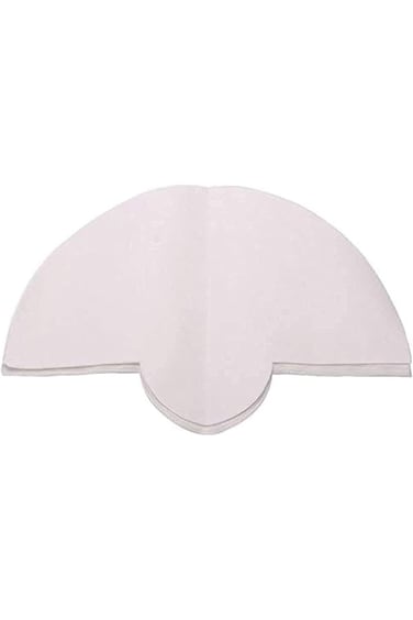 فلتر ورقي للقهوة من ميبرو كيمكس، على شكل نصف قمر، أبيض، DG-2، 40 قطعة/فلتر ورقي للقهوة من ميبرو كيمكس