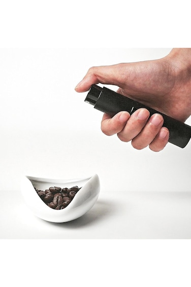JOGAMS Coffee Beans Dosing Cup with Spray Bottle Set, Weigh Coffee Bean Container, White Ceramic Te