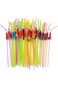 KASTWAVE 50 Umbrella Parasol Drinking Straws, Disposable Bendable Tropical Drinking Straws, Hawaiia