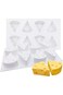 VicJoye Silicone 3D Cheese Mold for Baking Mousse Cake Mold Soap Making Mould Ice Cream Dessert Mol
