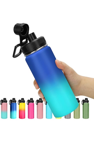 ZOMAKE 500 ML Vacuum Insulated Water Bottle - Stainless Steel Thermos Flask Double Wall Drink Bottl