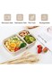 صندوق غداء بينتو من سوب وولف، عبوة من 4 قطع، حاويات تحضير وجبات بثلاث حجرات، حاويات صندوق غداء للأطفال والبالغين