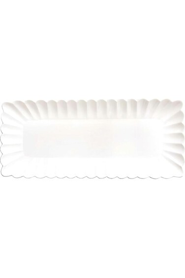 Easy Life Porcelain Serving Platter White 36 x 16cm