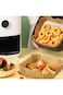 Goodern 100Pcs Air Fryer Disposable Paper Liners,Non-stick Air Fryer Liners Square Baking Paper,Oil