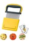 Oasisgalore Crinkle Cutter Stainless Steel Chip Potato Cutter Chips,Vegetable Crinkle Wavy Chopper