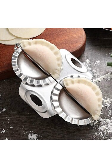 Stainless Steel Dumpling Maker Samosa Mold   Dumpling Maker Press Ravioli Maker   Pastry Maker Tool