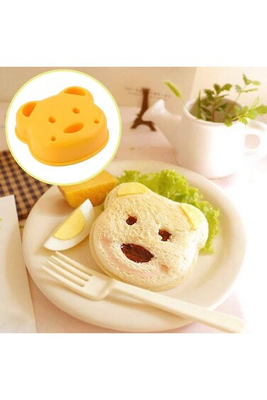 قوالب تقطيع الساندويتش على شكل دب من شوواي، قوالب تشكيل الساندويتشات للخبز للأطفال