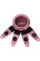 Cuisine Art 4Pcs Measuring Cup Set, Light Maroon (Rose), Polypropylene