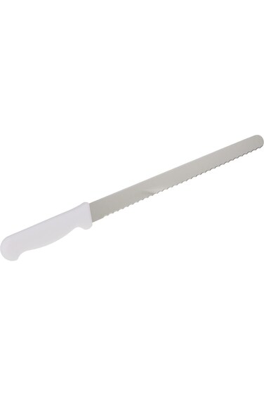 Tramontina Professional 12 Inches Serrated Slicer Knife for Cold Cuts with Stainless Steel Blade an