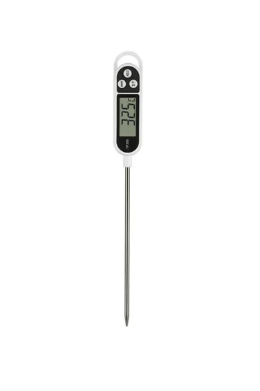 Digital thermometer to measure food temperature - white