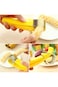 Oasisgalore Banana Slicer ABS + Stainless Steel Fruit and Vegetable Salad Peeler Kitchen Tool for B