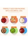 U HOOME Salad Dressing Container To Go,4x 1.7 Oz Kids Lunch Container，Reusable Stainless Steel Sauc