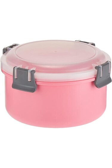 Delcasa 1200ML Air Tight Lunch Box - Leak-Proof &amp; Airtight Lid Circular Food Storage Container - Hi