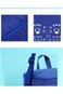Miniso Bento Lunch Bag, 23 cm x 16 cm Size, Blue