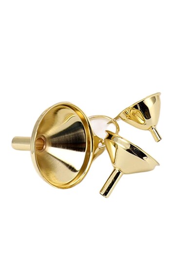 Sorandy Small Funnels, 3 Pack Canning Funnel for Wide and Regular Jars, Stainless Steel Kitchen Fun