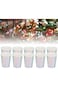 Sorandy 20 Packs Shiny Paper Cups, Rainbow Silver Party Cups, Disposable Paper Hot Coffee and Tea C
