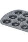 Royalford Mini Donut Pan - Non Stick Granite Coating Baking With 12 Slots   ReUSable Bagel Mold Tra