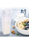 Excefore 2 Pack Milk Carton Water Bottle ，Fun Clear Stylish BPA Free Portable Water Bottle ，Carton
