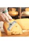 KASTWAVE Kitchen Stainless Steel Wire Cheese Slicer - Adjustable Hand Held Cheese Cutter - Premium