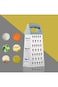 FUYTERY Box Grater Stainless Steel 4 Sides Multi Function Kitchen Vegetable Cutter