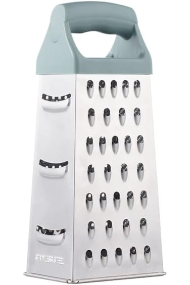 FUYTERY Box Grater Stainless Steel 4 Sides Multi Function Kitchen Vegetable Cutter