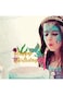 Maxi Offermax 1 Pack Glitter Mermaid Happy Birthday Cake Topper and 5 Pieces Gold Glitter Cake Deco