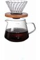 Drip Set v60 Coffee Machine Glass Funnel Glass Server Coffee Filter