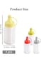ALMEKAQUZ Mini Sauce Bottles, Squeezable Containers for Outdoor Use, Suitable for Tomato Sauce, Oli