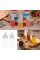 Lonimia 8 Pcs Mini Squeeze Bottles 1 OZ Ketchup Condiment Bottle Mini Sauce Bottle Honey Mustard Sa