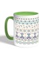 Decalac Traditional Ramadan decoration Printed Coffee Mug, Green Color