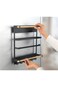 1ST Refrigerator Spice Rack Storage Rack with Paper Towel Holder Rustproof